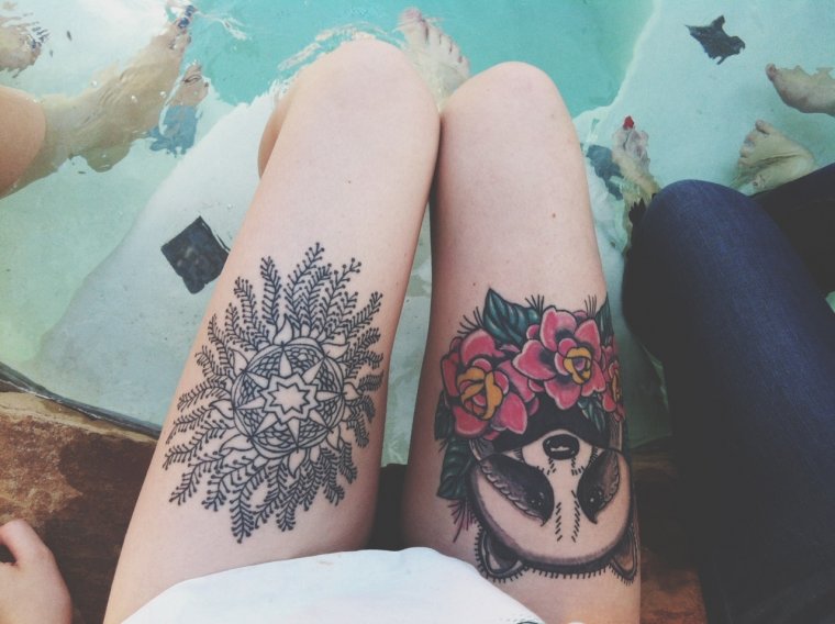 Популярні ідеї для татуювання на нозі